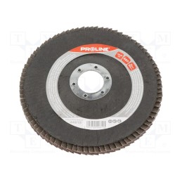 1 pcs x PROLINE - 44812 - Flap grinding wheels, Ø: 125mm, Øhole: 22.2mm, Granularity: 60