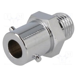 1 pcs x GUENTHER - 89-20508012-G014 - Bayonet coupler, brass,nickel, 12.3mm, Thread: G 1/4'