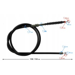 Kayo Barton db 250 cross enduro clutch cable