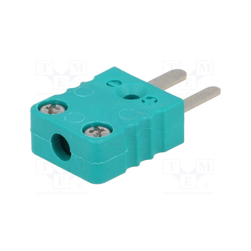 1 pcs x GUENTHER - 99-91450010-HK00 - K-type miniature plug, PVC, max.200°C