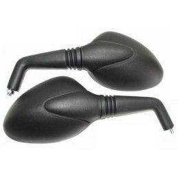 Mirrors for scooter, motorcycle, quad, atv, large, oval, 8 mm