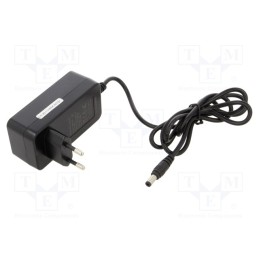 1 pcs x QOLTEC - 50791 - Power supply: switched-mode, plug, 15VDC, 3A, 45W, Plug: straight