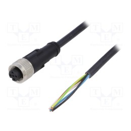 1 pcs x LAPP - AB-C5-2,0PUR-M12FS - Connection lead, M12, PIN: 5, straight, 2m, plug, 60VAC, 4A, -25÷80°C