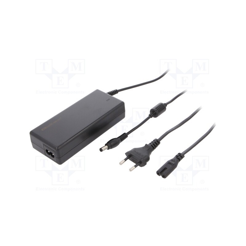 1 pcs x QOLTEC - 51107 - Power supply: switched-mode, 12VDC, 6A, Out: 5,5/2,5, 72W, desktop