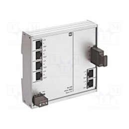 1 pcs x HARTING - 24020061200 - Switch Ethernet, unmanaged, Number of ports: 6, 9÷60VDC, RJ45,SC