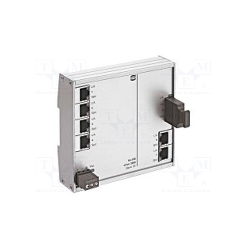 1 pcs x HARTING - 24020061200 - Switch Ethernet, unmanaged, Number of ports: 6, 9÷60VDC, RJ45,SC