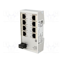 1 pcs x HARTING - 24020080010 - Switch Ethernet, unmanaged, Number of ports: 8, 9÷60VDC, RJ45