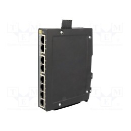 1 pcs x HARTING - 24030080010 - Switch Ethernet, unmanaged, Number of ports: 8, 9÷60VDC, RJ45