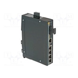 1 pcs x HARTING - 24034051120 - Switch PoE Ethernet, unmanaged, Number of ports: 5, 9÷60VDC, IP30
