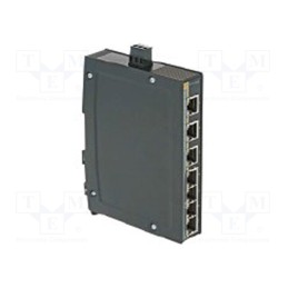 1 pcs x HARTING - 24034070020 - Switch PoE Ethernet, unmanaged, Number of ports: 7, 9÷60VDC, RJ45