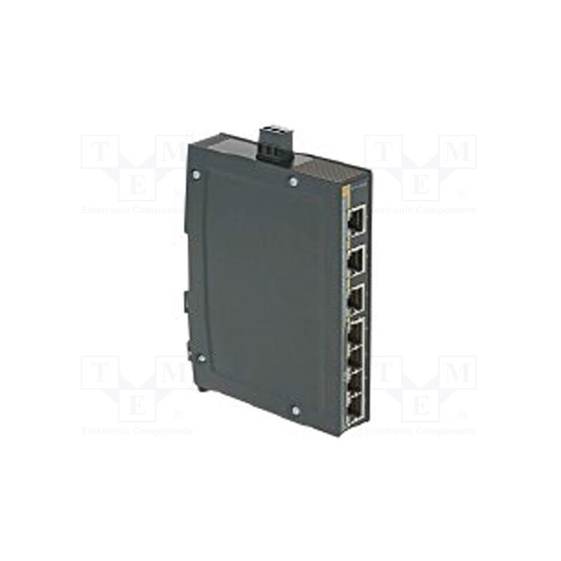 1 pcs x HARTING - 24034070020 - Switch PoE Ethernet, unmanaged, Number of ports: 7, 9÷60VDC, RJ45