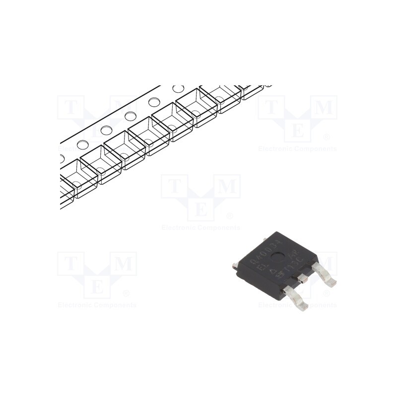 1 pcs x VISHAY - SQD40031EL_GE3 - Transistor: P-MOSFET, unipolar, -30V, -94A, 45W, DPAK,TO252