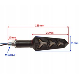 Sequential LED turn signals arrows quad atv 2