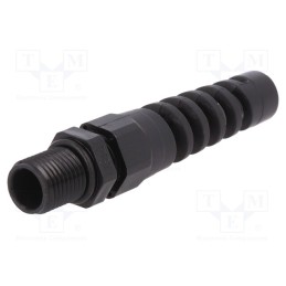 1 pcs x BM GROUP - BM4007SN - Cable gland, with strain relief, PG7, IP68, polyamide, black