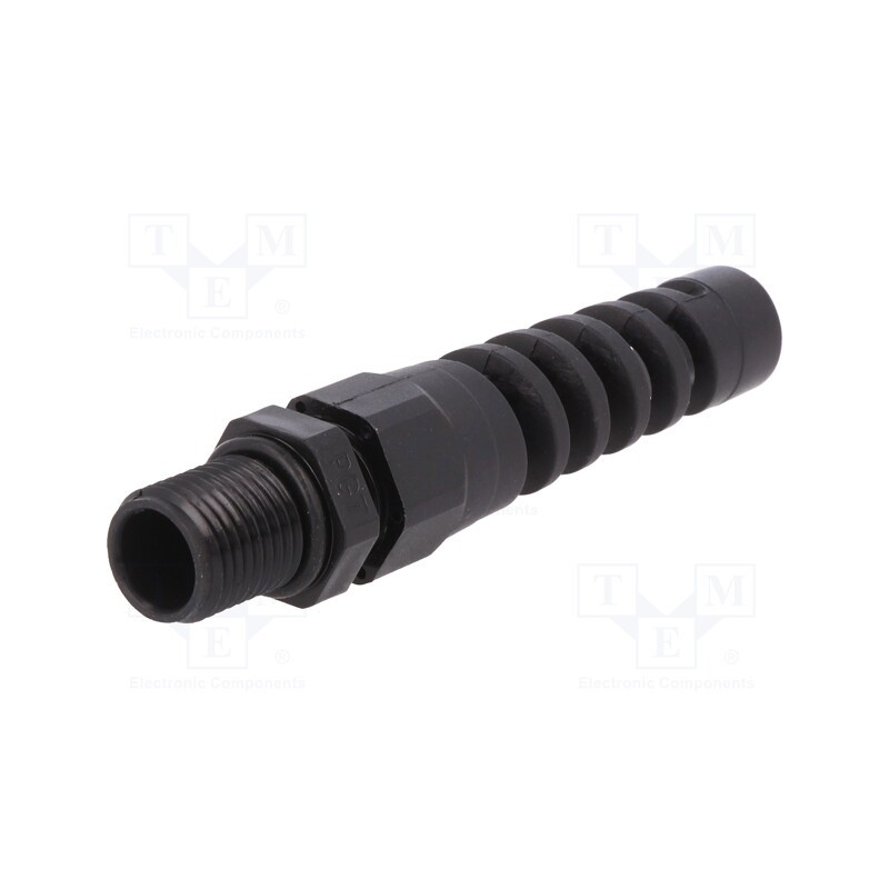 1 pcs x BM GROUP - BM4007SN - Cable gland, with strain relief, PG7, IP68, polyamide, black