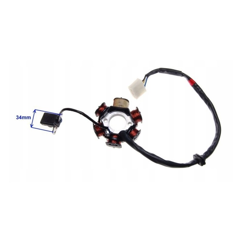 Stator magneto 6 coils quad atv shineray 50 70