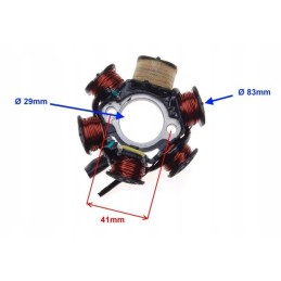 Stator magneto 6 coils quad atv shineray 50 70