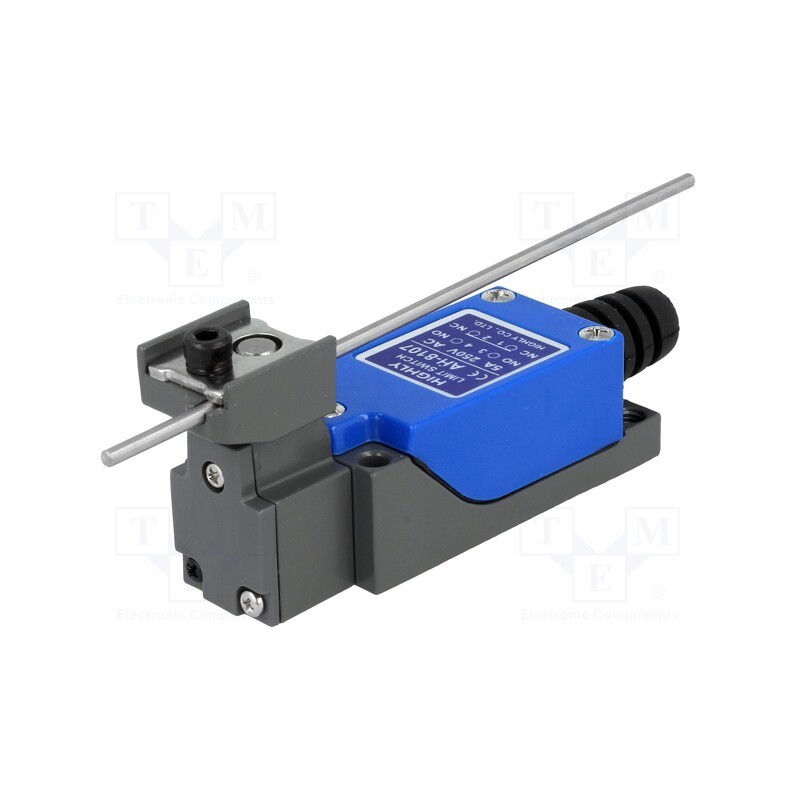 1 pcs x HIGHLY ELECTRIC - AH8107 - Limit switch, adjustable plunger, length R 30-118mm, NO + NC