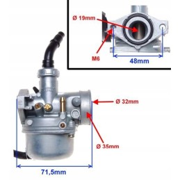 Quad ATV 110cm Romet Kingway carburetor choke cable