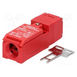 1 pcs x HIGHLY ELECTRIC - EK-1-15-F - Safety switch: key operated, EK, NC, Features: with flat key, IP65