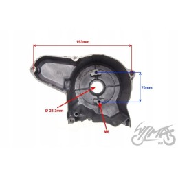 Igniter cover, stator, 2 coils, ATV Quad 110 125