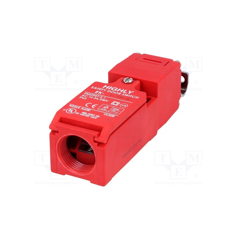 1 pcs x HIGHLY ELECTRIC - EK-1-15-R - Safety switch: key operated, EK, NC, Number of key entry slots: 8