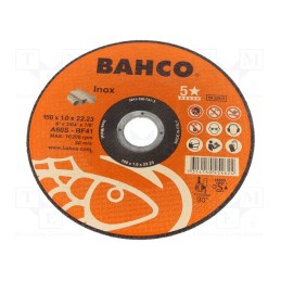 1 pcs x BAHCO - 3911-150-T41-I - Cutting wheel, Ø: 150mm, Øhole: 22.23mm, Disc thick: 1mm, Class: 5*