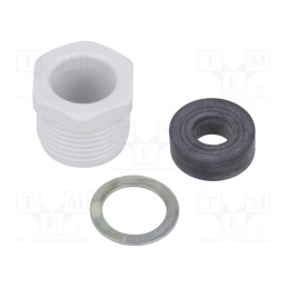 1 pcs x ILME - CRR 11 - Half gland, PG11, polyamide, grey