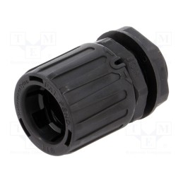 1 pcs x HELLERMANNTYTON - 166-21003 - Straight terminal connector, Thread: metric,outside, polyamide