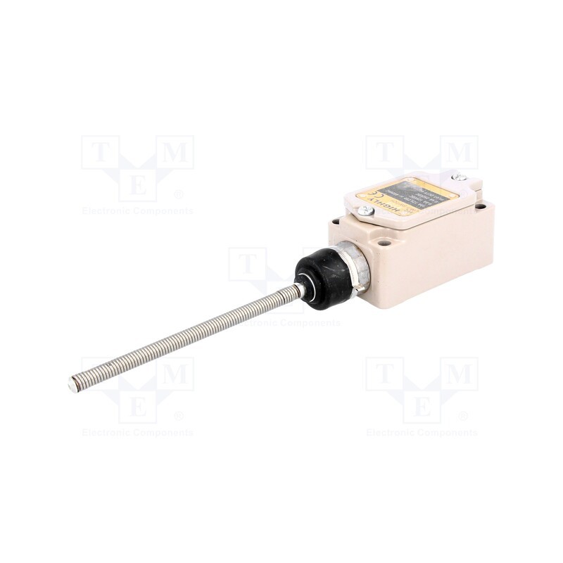 1 pcs x HIGHLY ELECTRIC - WL-5106 - Limit switch, spring, total length 110mm, NO + NC, 10A, M20, IP64