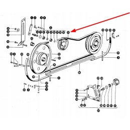 1403334 wide profile V-belt 32 x 15