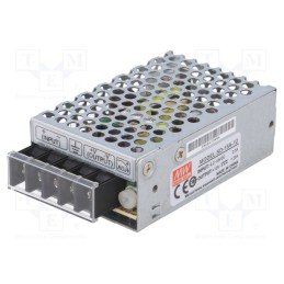 1 pcs x MEAN WELL - SD-15A-12 - Converter: DC/DC, 15W, Uin: 9.2÷18V, Uout: 12VDC, Iout: 1.25A, SD