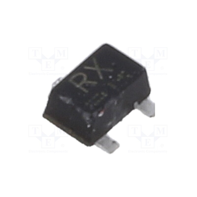 25 pcs x ROHM SEMICONDUCTOR - RU1C001ZPTL - Transistor: P-MOSFET, unipolar, -20V, -100mA, Idm: -0.4A, 200mW