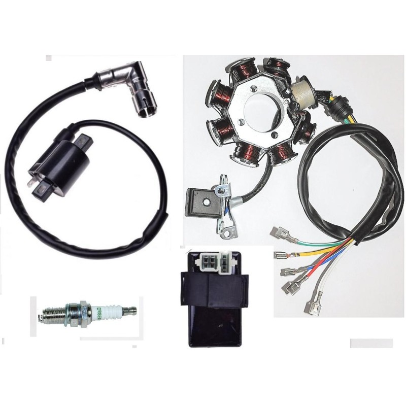 Ignition coil module, glow plug, quad bashan 200 250