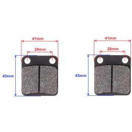 Longija quad atv 150 shineray fa54 brake pads