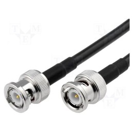 1 pcs x AMPHENOL - AFN83 - Cable, 50Ω, 2m, BNC plug,both sides, black
