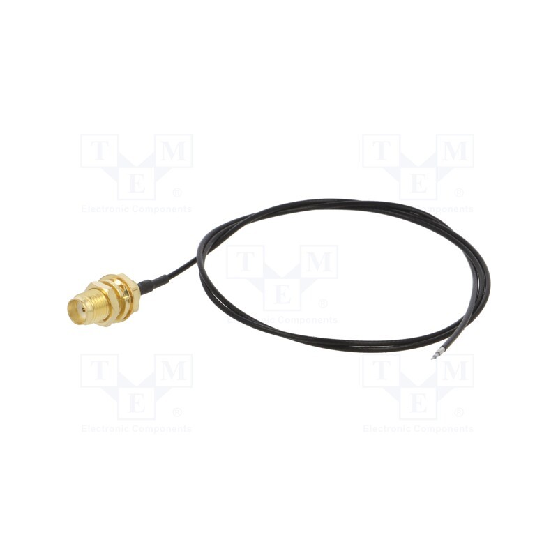 1 pcs x ONTECK - SMA-16-0.5 - Cable, 50Ω, 0.5m, wires,SMA socket, black, straight