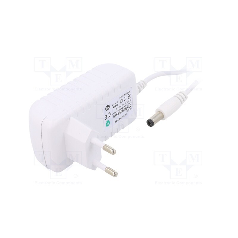 1 pcs x POS - POSB06200A-WH - Power supply: switched-mode, plug, 6VDC, 2A, 12W, Plug: EU, 81.03%