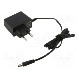 1 pcs x ESPE - E0909W2E - Power supply: switched-mode, plug, 9VDC, 1A, 9W, Plug: EU, 76%