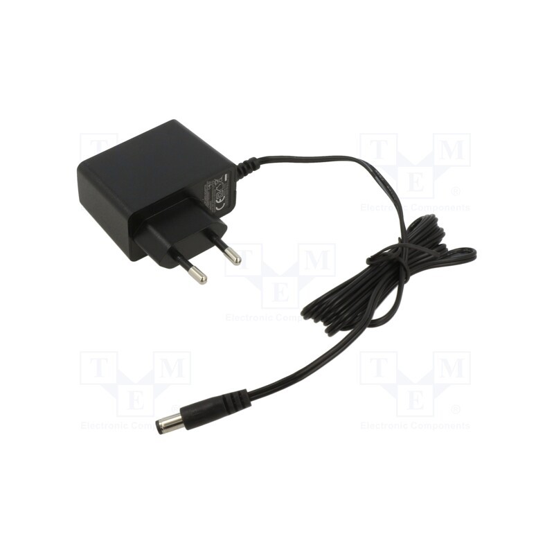 1 pcs x ESPE - E0909W2E - Power supply: switched-mode, plug, 9VDC, 1A, 9W, Plug: EU, 76%