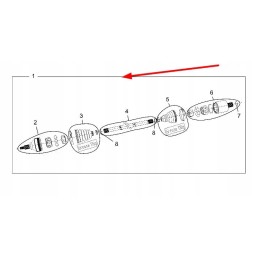 Polaris 1333713 Polos complete rear RZR XP