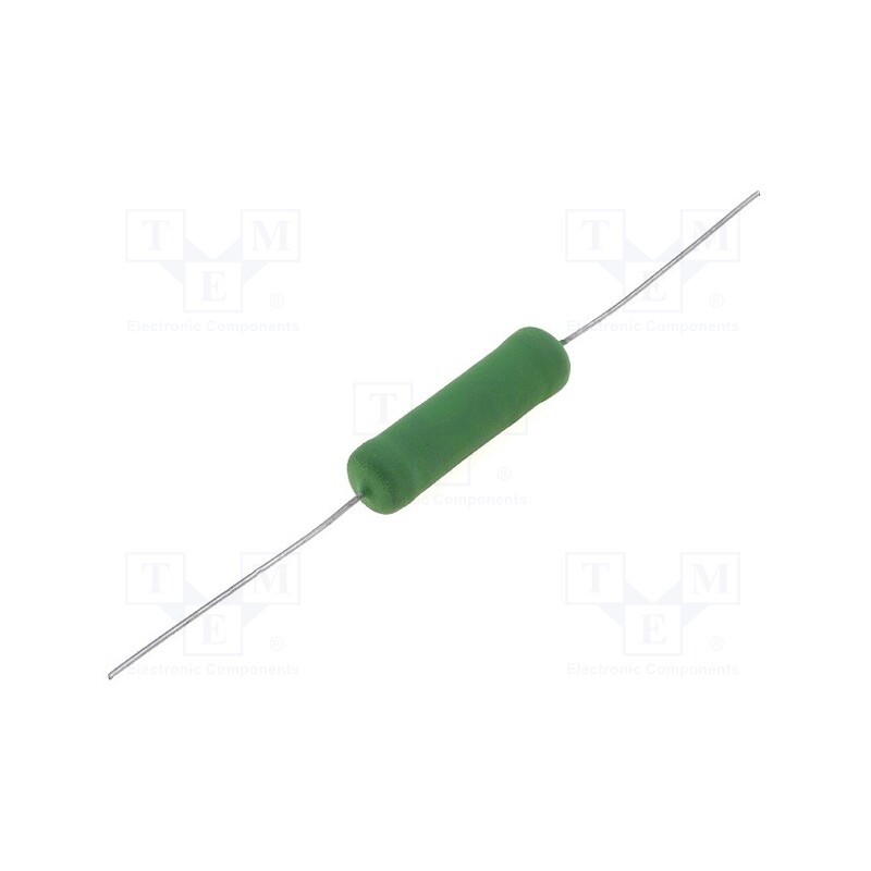 1 pcs x ROYAL OHM - KNP08SJ051KB00 - Resistor: wire-wound, THT, 510mΩ, 8W, ±5%, Ø8.5x30mm, 400ppm/°C