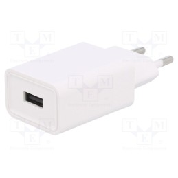 1 pcs x POS - POSC05100A-WH-USB - Power supply: switched-mode, plug, 5VDC, 1A, 5W, Plug: EU, Out: USB