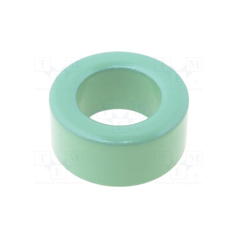 1 pcs x MICROMETALS - T80-52B - Ferrite: toroidal, L: 9.53mm, Øint: 12.6mm, Øout: 20.2mm, 63nH