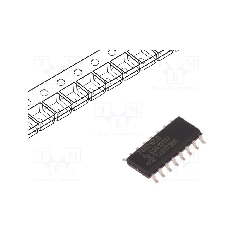 1 pcs x NEXPERIA - 74HC165D,653 - IC: digital, 8bit,shift register,serial output,parallel in