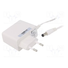 1 pcs x POS - POSC12100A-WH - Power supply: switched-mode, plug, 12VDC, 1A, 12W, Plug: EU, 82.96%