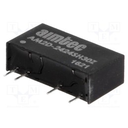 1 pcs x AIMTEC - AM2D-2424SH30Z - Converter: DC/DC, 2W, Uin: 21.6÷26.4V, Uout: 24VDC, Iout: 83mA, SIP7