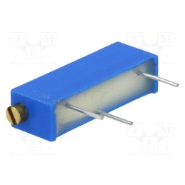 1 pcs x VISHAY - M43P100KB40 - Potentiometer: mounting, multiturn, 10Ω, 750mW, No.of el.turns: 15