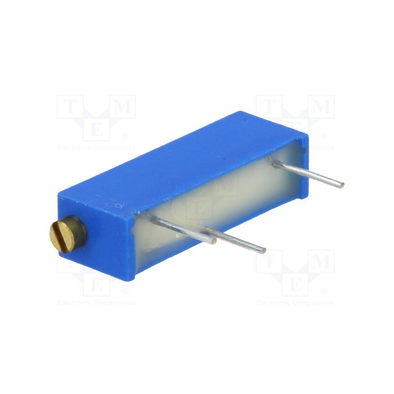 1 pcs x VISHAY - M43P100KB40 - Potentiometer: mounting, multiturn, 10Ω, 750mW, No.of el.turns: 15