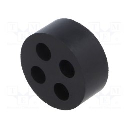 1 pcs x LAPP - 53340480 - Insert for gland, 8mm, M40, IP54, NBR rubber, Holes no: 4